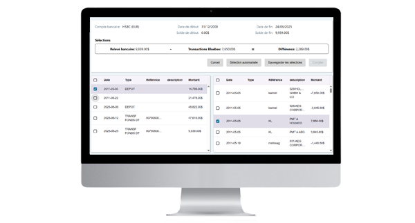 Bank Reconciliation — Statement import