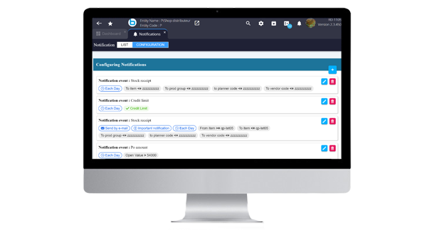 Notifications — Configuration
